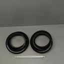 Wheelchair Rear Wheel Replacement Tire, 24 "X 1" Universal Flat-Free Polyurethane Tire,Equipped With Installation Tools, Wheelchair Accessories For All Brands(1 Pair) (Black)