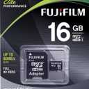 Fujifilm Elite 16GB microSDHC Class 10 UHS-1 Flash Memory Card 600x / 90MB/s