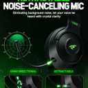 Wireless Gaming Headset for XBOX Series X|S|One, PC, PS5, PS4, Mac, Switch, Gaming Headphones with 2.4GHz, Bluetooth 5.4, 40MM 3D Stereo Sound, 40H Battery, Retractable Noise Canceling Mic,3.5mm Wired