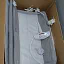 4 in 1 Baby Bassinet Bedside Sleeper, Baby Bedside Crib 5 Functions, Bedside Sleeper, Bassinet Crib, Changing Station for Newborn Baby