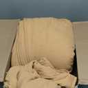 BOURINA Embroidery Quilt Set 3-Piece Oversized Queen Quilt Set Pre-Washed Microfiber Ultra Soft Lightweight Star Embroidery Bedspread Coverlet Set, Mustard