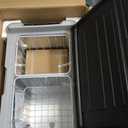 Antarctic Star 12 Volt Refrigerator,53QT(50L)Electric Cooler Compressor, Portable Refrigerator -4~68,Car Fridge 12/24V DC 100-240V AC,Portable Freezer with Wheels&2 Baskets for Camping,Travel,BLACK