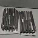 Midcard 20 Sheets Peel and Stick Backsplash, Black Grey Wood Look PVC Mixed Metal Stick on Backsplash Tiles for Kitchen