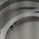 ADISUN LED Modern Ceiling Light,6000K Semi Flush Mount Ceiling Light Fixture, Small Ceiling Lamp for Living Room Bedroom Bathroom Kitchen(D11 in*H2.9 in; 33W) (Silver)