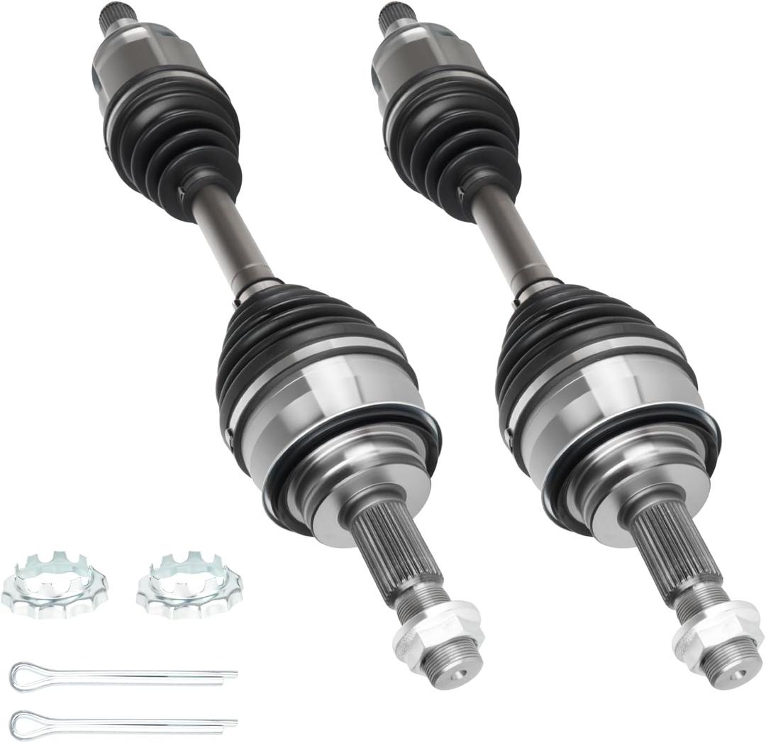 Front Left or Right CV Axle Shaft Assembly Fit for Lexus GX470 03-09, for GX460 10-22, for Toyota 4Runner 03-22, for Tacoma 05-20, for FJ Cruiser 07-14, Replace for 66-5235, 2 pack CV Joint Shaft