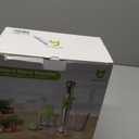 Immersion Hand Blender, UTALENT 5-in-1 8-Speed Immersion Blender with 500ml Food Grinder, 600ml Container,Milk Frother,Egg Whisk,Puree Infant Food, Smoothies, Sauces and Soups - White