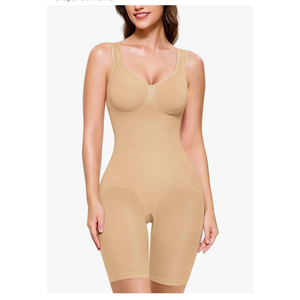 BRABIC Waist Trainer Shapewear Bodysuits for Women Tummy Control Seamless Full Low Back Faja Body Shaper Butt Lifter Size S/M