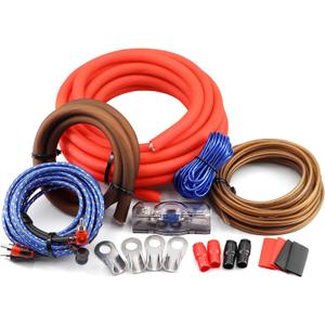 0 Gauge Amp Wiring Kit,3000 Watt Amplifier Sub Installation Kit Make Connections and Brings Power to Your Radio, Subwoofers and Speakers