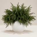 16 Pack Real Touch Norfolk Pine Branches  18" Artificial Pine Stems for Christmas Decor, Faux Greenery Picks for DIY Wreaths, Garlands, Vase Arrangements, Holiday Indoor & Outdoor Decorations