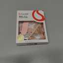 CurvLife Oval Press On Nails Short Soft Gel Champagne Pearl Salon Quality False Nails with Glue, Long Lasting Daily Nail Tips for Women