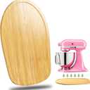 Bamboo Mixer Slider Compatible with KitchenAid 4.5-5 Qt Tilt-Head Stand Mixer, Appliance Sliding Mat Accessories for Kitchen Aid, Countertop Moving Tray Attachments Fits for KitchenAid Artisan
