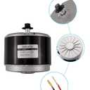24V Permanent Magnet Electric Motor Generator 250W Small Brushed Permanent Magnet