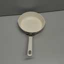 Martha Stewart Heathland 8 Inch Aluminum Fry Pan Cookware Non-Toxic Premium Ceramic Non Stick Frying Pan, Kitchen Egg Pan, Omelet Pan, Always Pan, Pots and Pans, Linen White, Induction Safe