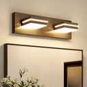 VOLISUN 5CCT Dimmable Bathroom Light Fixtures Over Mirror, Modern Bathroom Vanity Light Fixtures, 360Rotatable Head, Black LED Vanity Lights for Bathrooms(15.5-Inch)