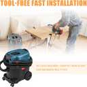 VF130H Flat Pleated HEPA Filter Compatible with Bosch VAC090 VAC140 Series Dust Extractors, Only for Dry-Vacuuming Use