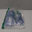 6 Pack Child Proof U-Shaped Code Sliding Cabinet Door Locks Adjustable Baby Safety Plastic Cupboard Cabinet Latches Set for Knob Handle Drawers Closet Blue