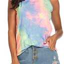 LouKeith Women's Tank Top Racerback Halter Tops Sleeveless Shirts Spaghetti Strap Camisole Casual Summer Basic Blouses, M