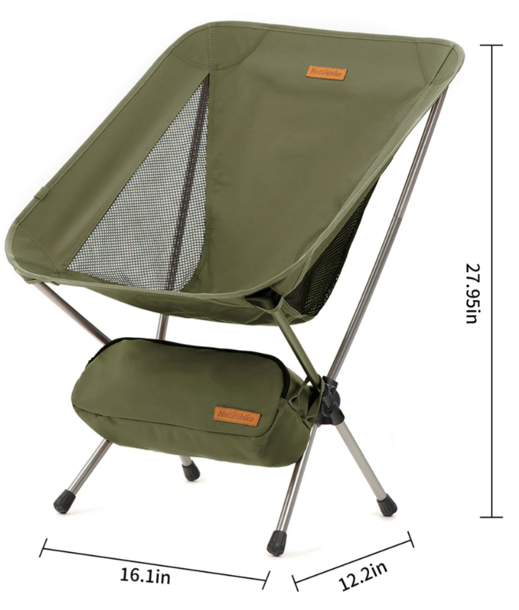 YL08 FOLDABLE CAMPING CHAIR, GREEN