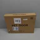 Fldofaves Dog Gate Indoor,18"-45" Extra Wide Metal Short Dog Gate to Step Over, 14" Tall Small Pet Gate with 3 Extension Kits, Pressure Mounted for Doorways & Stairs