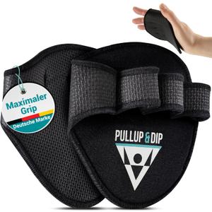 PULLUP & DIP Neoprene Grip Pads Lifting Grips, The Alternative to Gym Workout Gloves, Lifting Pads for Weightlifting, Calisthenics & Powerlifting, No More Sweaty Gym Gloves