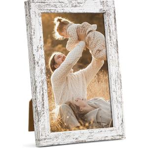 TWING 4 x 6 Picture Frames, Rustic Distressed White Photo Frame Collage for Wall Decor Mounting or Table Display,Ideal Gift to Family and Friends TWING 4 x 6 Picture Frames, Rustic Distressed White Photo Frame Collage for Wall Decor Mounting or Table Display,Ideal Gift to Family and Friends