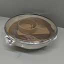 GiPP Ceramic Nonstick Deep Frying Pan Skillet, 12" Saute Pan with Lid, Induction Cookware Non Stick Cooking Pan, PTFE PFOA PFOS APEO Free,White