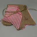 SWYOUN Burlap Happy Birthday Banner with Grill BBQ Theme Party Supplies Barbecue Party Garland Decoration