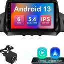 2+32G 9-inch Android 13 Car Stereo for Ford Escape 2013, 2014, 2015, 2016 IPS Touchscreen Screen Car Radio with Carplay & Android Auto Support Backup Camera GPS FM Navi BT SWC