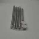 Ausemku Shower Curtain Rod Tension - 26-76 Inch Never Rust Non-Slip Spring Tension Curtain Rod No Drilling Stainless Steel Curtain Rod Use Bathroom Kitchen, Silver