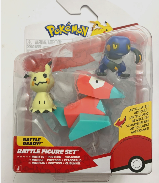 JAZ Pokemon Battle Figure 3 Pack