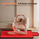 Red Light Therapy Mat for Full Body, 1370 Infrared Light Pad, 5 Intensity Levels, 9 Auto-Shutoff Timer Setting, Handheld Controller, Gifts for Athletes, Office Workers, Women, Men (74.6''*33.3'')
