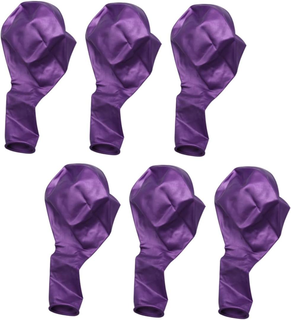 MERRYHAPY Metallic Purple Balls 50pcs 12in Latex Balloons for Party Decorations Wedding Birthday Celebration