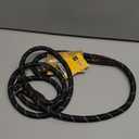 Fida Durable Slip Lead Dog Leash, 6 FT x 1/2" Heavy Duty Dog Loop Leashes, Comfortable Strong Rope Slip Leash for Large Medium Dogs, No Pull Pet Training Lead with Highly Reflective (1/2", Black)