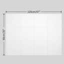12-Pack Large Cork Board: 48x36 Inch Bulletin Board with 72 Damage-Free Pads & Push Pins for Office Home Wall, White Felt Alternative