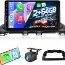 Car Radio for Mazda 3 Axela 2014-2019, [2+64] 9 inch Android Touchscreen Stereo with Carplay/Android Auto, GPS, WiFi, Bluetooth, SWC, Backup Camera + MIC, FM/RDS
