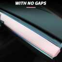 KKTR-CAR Dashboard Cover Wrap,Inter Dashboard Cover Compatible with Tesla Model 3 2017-2023 Model y 2019-2025(2 pcs) (Pink)
