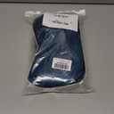 BERON Blue Wig Short Curly Wig for Women Mix Blue Wigs with Bangs Synthetic Dark Blue Wigs with Hairnet Include