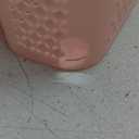 UUJOLY Plastic Portable Shower Caddy Basket Bucket, Cleaning Shower Basket with Handle Compartments Storage Basket Organizer for Bathroom Kitchen College Dorm Sink, Pink