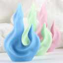 XIAOSHUI Coral Candle Mold Coral Silicone Candle Molds Coral Resin Casting Mold for Candle Home Decorate Candle Making Aromatherapy Gypsum Wax Resin Clay Craft