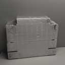 Bulk 400 Capacity Toploaders Storage Box, in Total 25 Pack Brown White Cardboard Shipping Boxes for 10000 Count 35pt 3x4 inch Toploaders