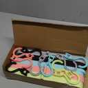 Closet Organizers and Storage, College Dorm Room Essentials, Pack of 10 Multifunctional Organizer Magic Space Saving Hangers with 9 Holes Storage Organization for Wardrobe Closet (Multicolor)