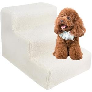 YOFIT Doggy Steps - Non-Slip 3 Steps Pet Stairs,Holds Up to 50 lbs