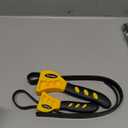 Toolwiz Rubber Strap Wrench Upgrade-2pcs Set 24 IN and 19.7 IN Length Adjustable Oil Filter Strap Wrench, Reinforced Rubber Pipe Wrench, Jar Opener for Mechanics Plumbers DIY (Yellow)