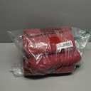 COSY HOMEER Soft Kitchen Rugs [2 PCS] for in Front of Sink Super Absorbent Kitchen Floor Mats and Mats 24x35 Inch/24X60 Non-Skid Kitchen Mat Standing Mat Washable,Polyester,Red