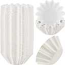 Boao Wax Melt Liners Reusable Leakproof for Any Wax Cubes Waxes Warmer Containers Cups for Scented Candle Plug in Warmers Electric Waxes Melters Burner(White,100 Pieces)