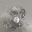 Geiserailie 12 Pcs 23mm/0. 92 Inch Stainless Flower Frog Mini Round Metal Floral Frog Japanese Ikebana Fixed Pin Holder Tool Arrangement Floral Fixation for DIY Flower Craft Arrangements(Silver)