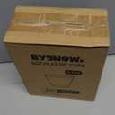 100 Pack 9 oz Clear Plastic Cups, Sturdy & Food Safe Disposable Plastic Cups for Wine Cocktail Punch