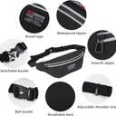 Fanny Packs for Women Men Fashion Waterproof Belt Bag, Cute Waist Pack for Travel Hiking Running