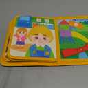 Hahaland Busy Book Preschool Learning Activities - First Day of School Gifts Activity Books for Toddlers 1-4, Montessori Toys 2 Year Old Boy Girl Birthday Gift Preschool Must Haves Busy Board Ages 2-4