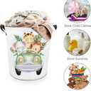 Cartoon Baby Laundry Basket Boys Room Decor Elephant Giraffe Hampers Boys Hamper Clothes Toy Storage Bin Jungle Decor (Animal)